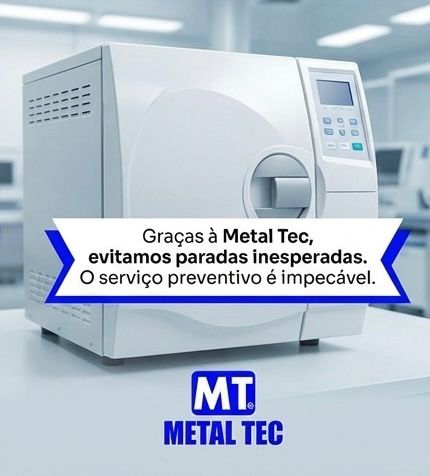 Autoclave em manutenção MetalTec